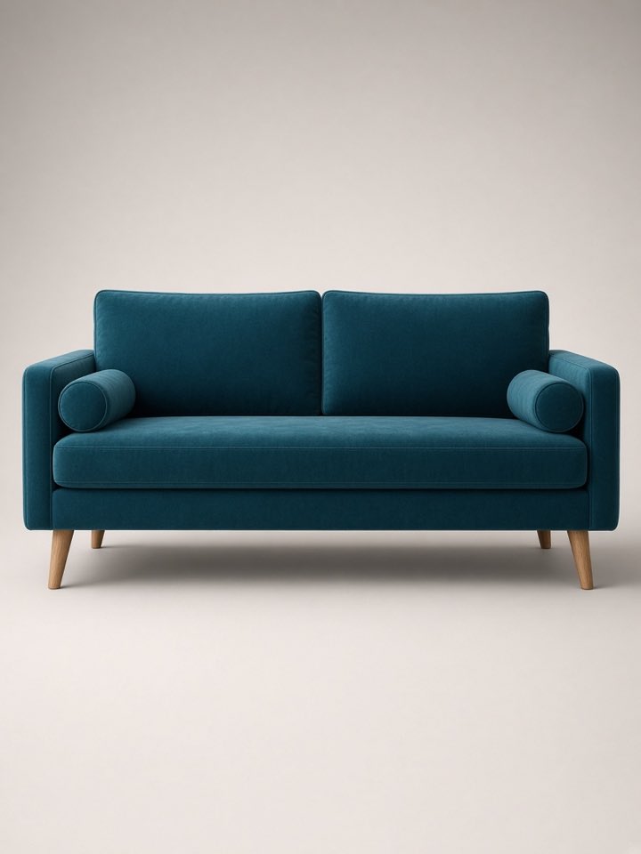 Harbor Velvet Sofa